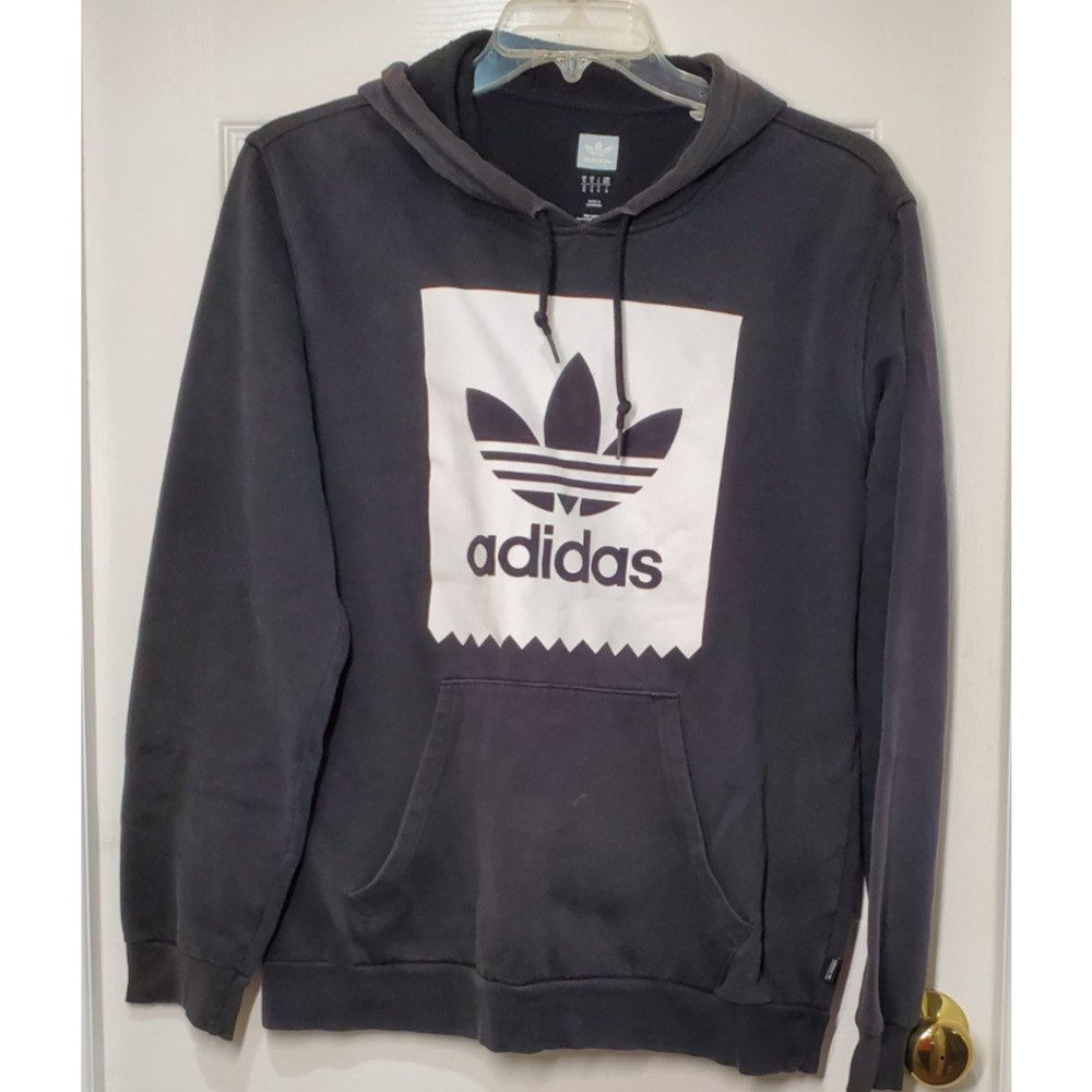 Adidas Originals Trefoil Hoodie Black Size M – Men’s Pullover Sweatshirt